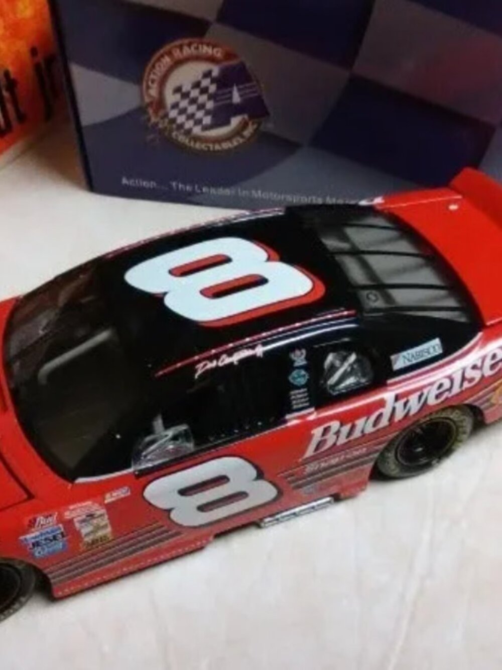 1/24 DALE EARNHARDT JR #8 BUDWEISER 1999 MONTE CARLO 1:24 SCALE LIMITED ED